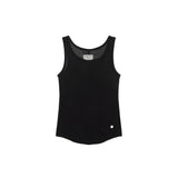 TEXTURE POINT SLEEVELESS TOP IN BLACK