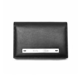 CARTERA BUSINESS DE METAL SLIM EN NEGRO