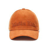 MATIN CORDUROY BALL CAP IN ORANGE