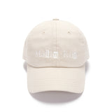 LOGO SCRAP BALL CAP IN LIGHT BEIGE