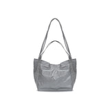 GLOSSY TWO WAY BIG BAG IN GREY