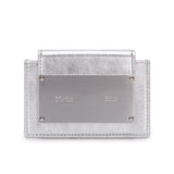 ACCORDION WALLET IN SILVER