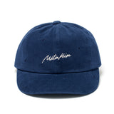 CURSIVE STAR EMBROIDERY BALL CAP IN NAVY