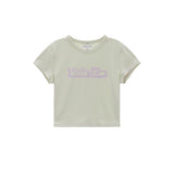 MATIN SHADE LOGO CROP TOP IN LIGHT GREEN