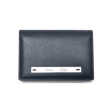 SLIM METAL BUSINESS WALLET IN NAVY