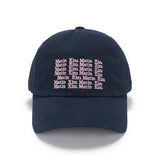 LETTERING BALL CAP IN NAVY