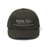 MATIN HERITAGE FLAT BRIM CAP IN DARK BROWN