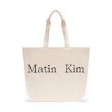 MATIN LOGO ECOBAG IN IVORY