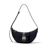 BUCKLE HOBO BAG IN BLACK