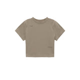 KEYWORD LETTERING CROP TOP IN BEIGE