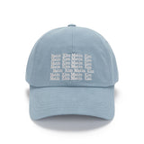 LETTERING BALL CAP IN SMOKE BLUE