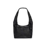 UTILITY REVERSIBLE SHOULDER BAG IN BLACK