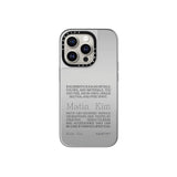 MATIN KIM LETTER CASE IN SILVER