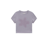 STARFISH GRAPHIC CROP TOP IN LILAC