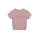 MATIN REVERSE PATCH LOGO CROP TOP IN PINK