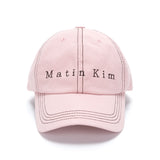 MATIN STITCH BALL CAP IN LIGHT PINK