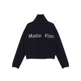 SPELL POINT KNIT ZIP UP IN NAVY