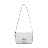 MINI BUCKLE BAG IN LIGHT GREY