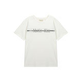 CUTTED LOGO LAYERED TOP IN WHITE