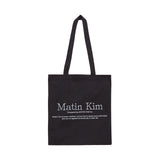 MATIN POPPIN ECOBAG IN BLACK