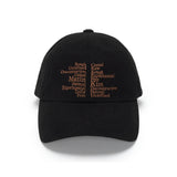 KEYWORD LETTERING BALL CAP IN BLACK