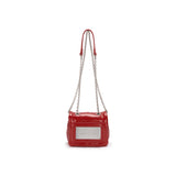 CLASSIC CHAIN QUILTING MINI BAG IN RED