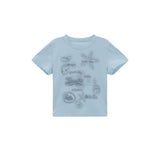 UNDER THE SEA GRAPHIC TOP IN SKY